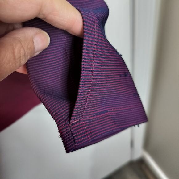 4537) Nike Aeroswift Lightweight Purple Quarter Zip Soccer Purple Top XL - Picture 5 of 11